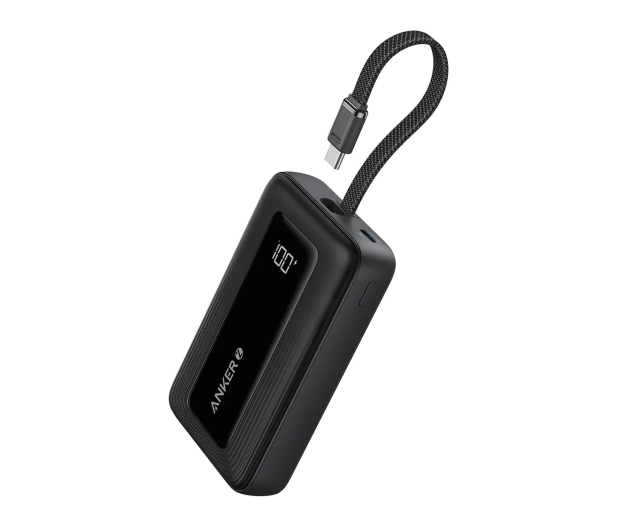 ANKER Power Bank (10K, 30W, Built-In USB-C Cable) B2B - UN (excluded CN, Europe) Black ! - 1337698 - zdjęcie